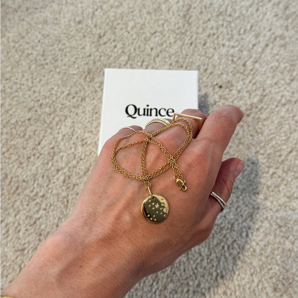 Quince Gold Pendant Necklace